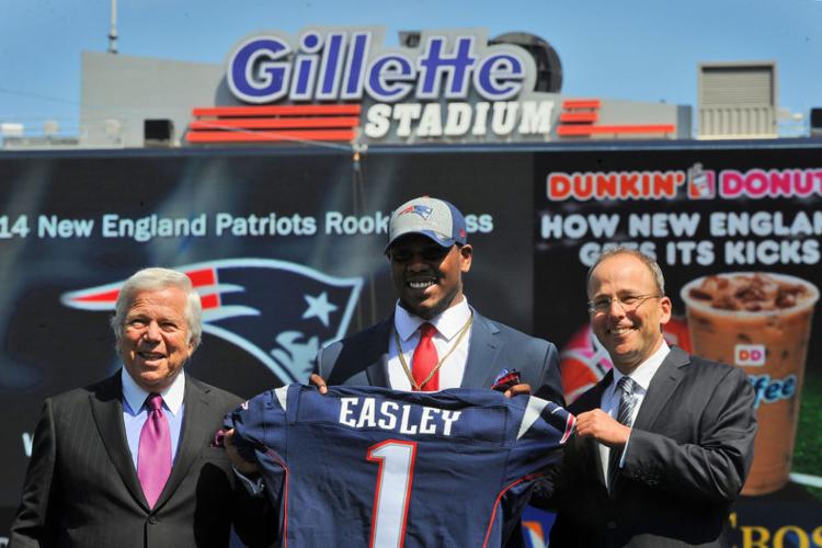 Easley introduced to Patriots 'family', Patriots