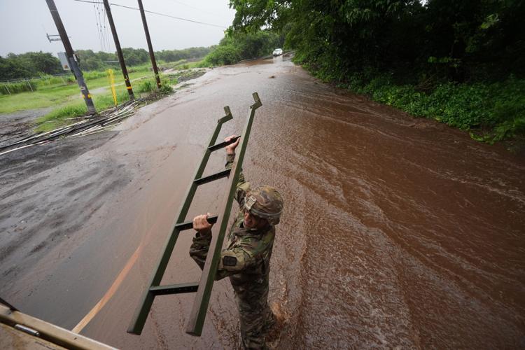 Print Risk Ladder Hurricane Nolo gains speed as it moves away from Hawaii, but high winds ...