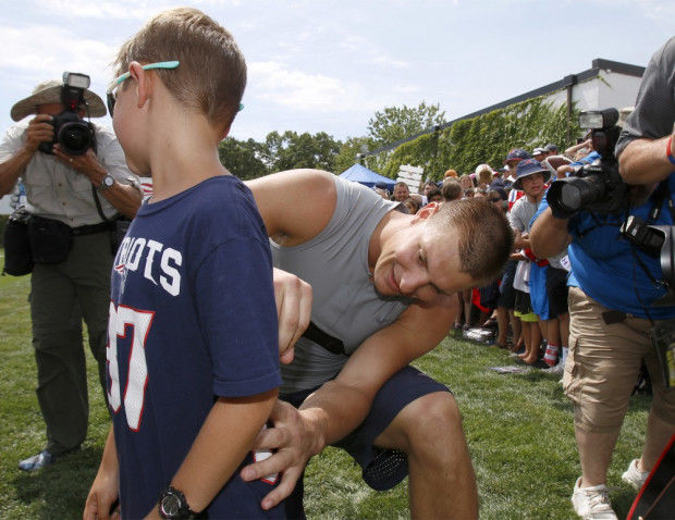 PATRIOTS NOTEBOOK: What's the deal? Gronk 'super satisfied'