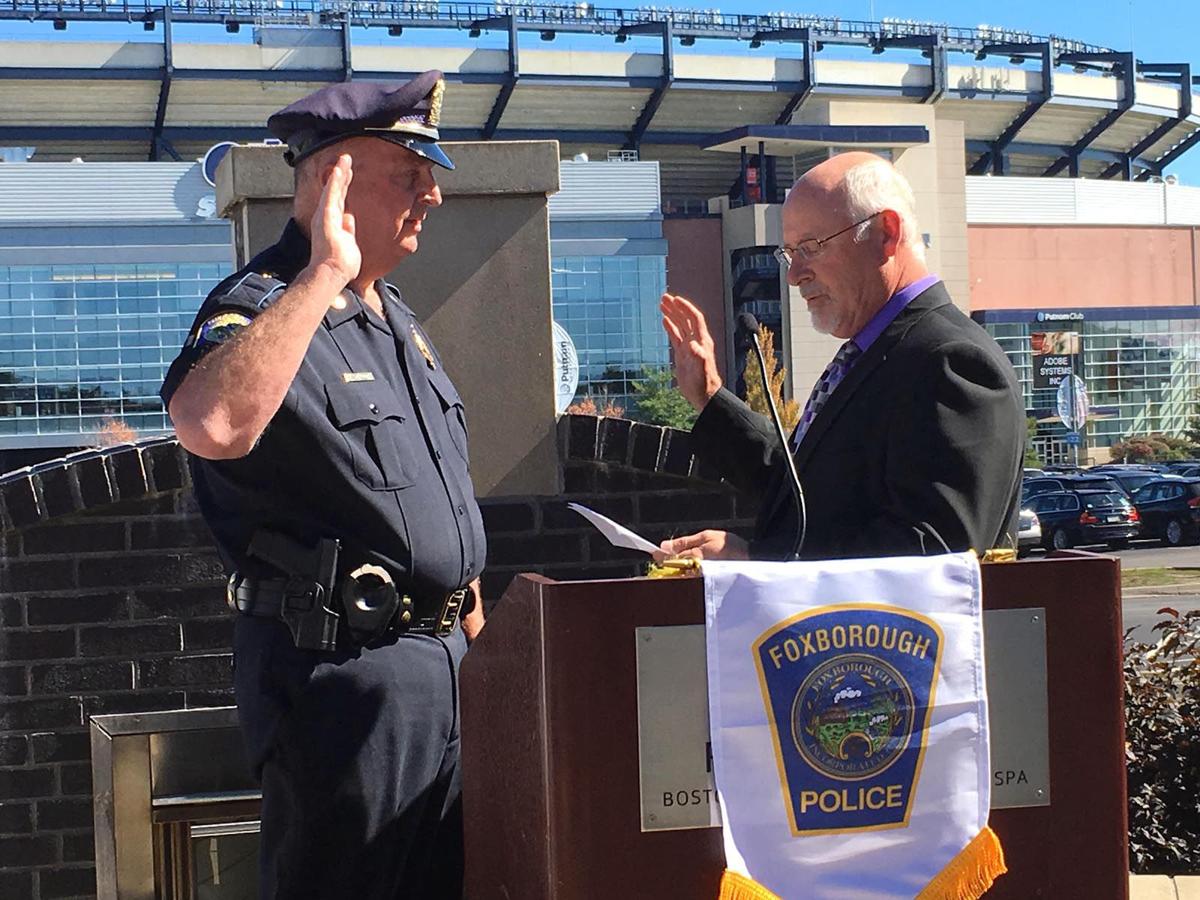 New Foxboro police chief takes to the trails while making transition