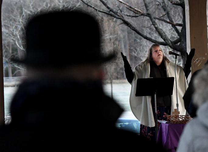 Easter sunrise service at Capron Park in Attleboro Gallery