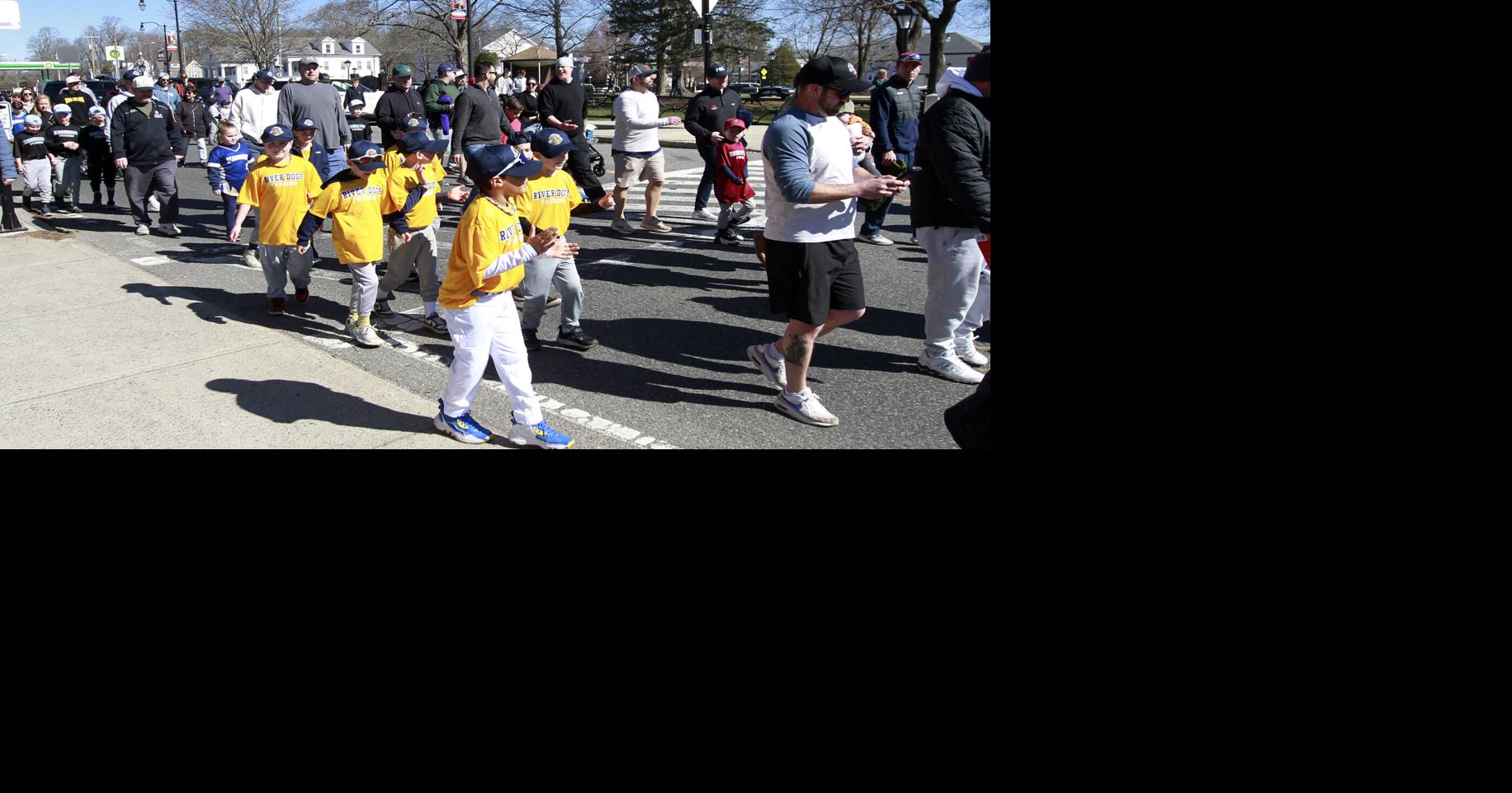 Foxboro youth baseball, softball players celebrate start of season with annual parade