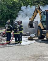Firefighters extinguish dumpster fire at Mansfield Green Recycling Park