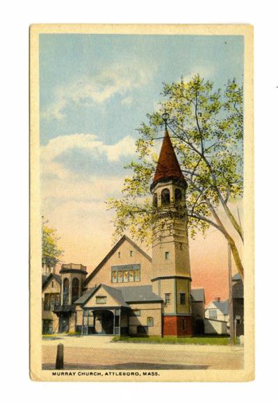 RWMurray Church Vintage Postcard