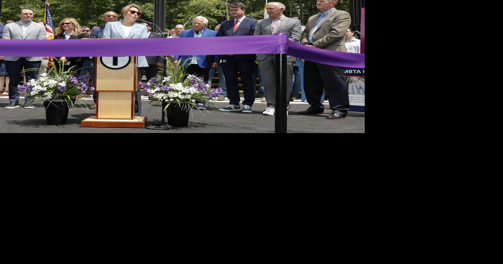 MBTA opens renovated Foxboro Station, not without a few hitches | Local ...