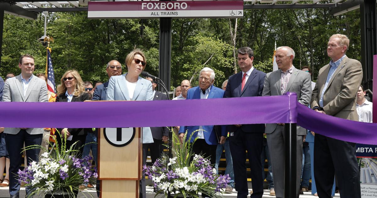 MBTA opens renovated Foxboro Station, not without a few hitches | Local ...