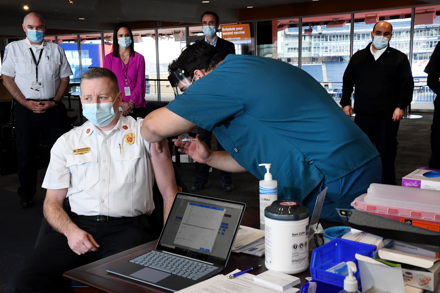 Mass Vaccination Station Set To Open At Gillette In Foxboro ...