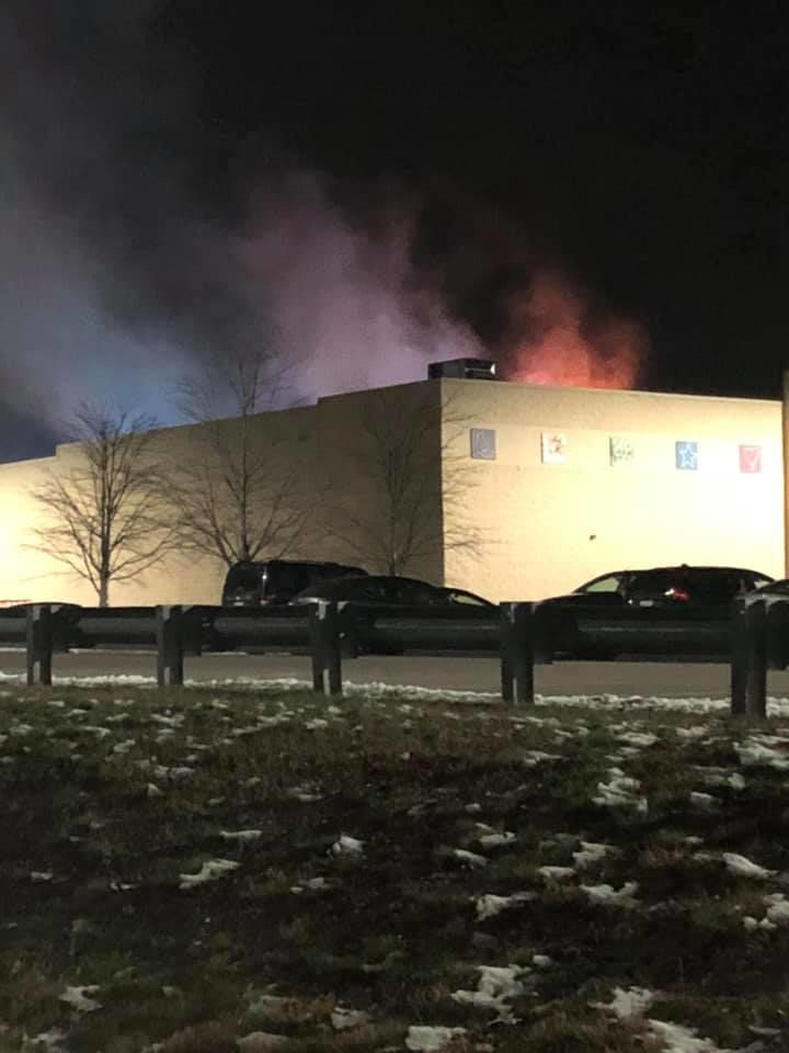 It's a fire! No it's not. It's a movie being filmed in North Attleboro