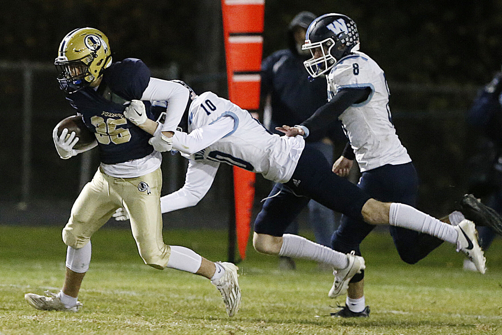 H.S. FOOTBALL: No. 2 Foxboro Steamrolls Wilmington In Div. 5 Playoff ...