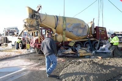 NEWS UPDATE: Cement truck rollover snarls traffic on Route 1 | Local ...