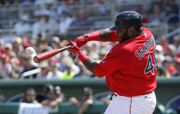 Red Sox's Sandoval excited to join Ramirez, Ortiz