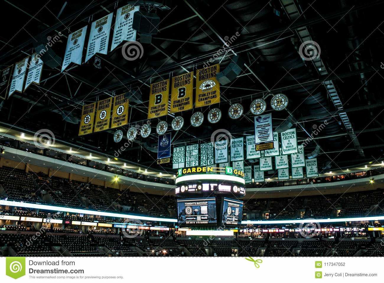 TD Garden, TD Garden, Boston, MA 02/06/10 Boston Bruins -vs…