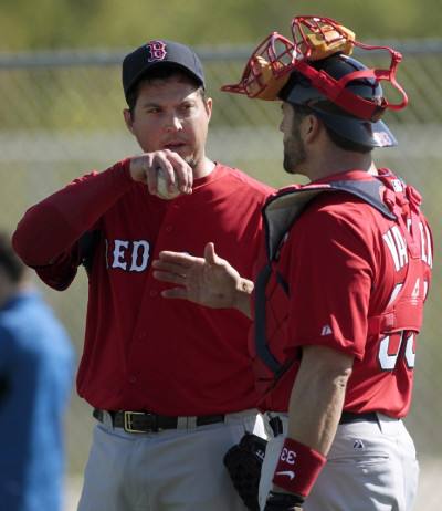 Backup role has Varitek taking new perspective