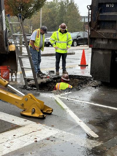 Water main break in downtown Attleboro temporarily shuts down service ...