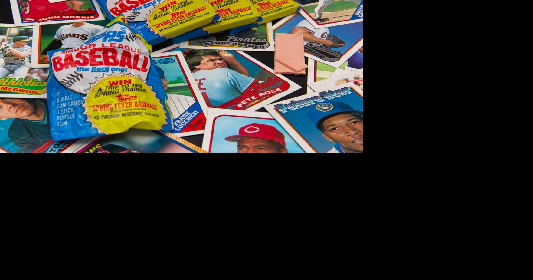 Stacks and stacks of wax packs, now obsolete, summon the joy of baseball-card childhoods