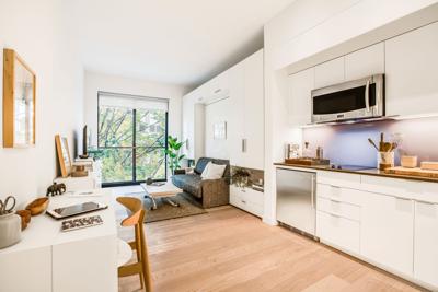 New York Experiments With Tiny Micro Apartments Stories This Undated Photo Provided By Quinn Shows The Inside Of An Home In Micro Apartment Building Carmel Place New York Monadnock Development Via Ap