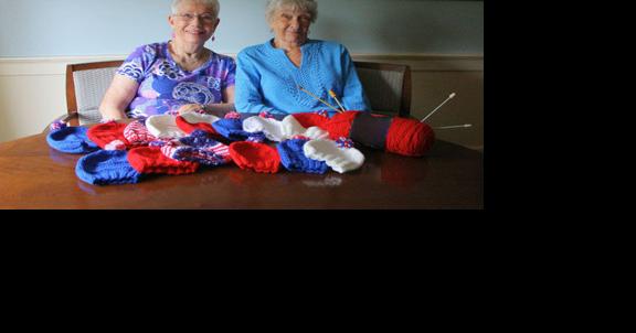 Seniors knit caps for newest members of Patriots Nation born at Sturdy Memorial Hospital in Attleboro - Vimarsana News