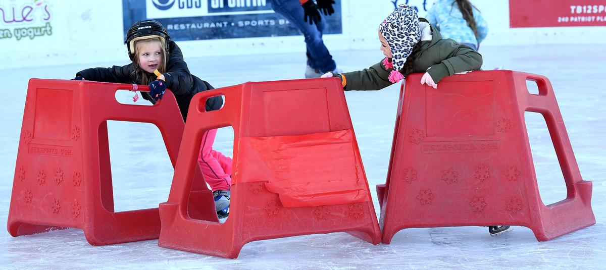 Skaters Hit The Rink In Foxboro On First Frigid Weekend Of The