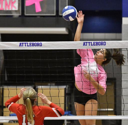 H.S. VOLLEYBALL Attleboro buries Milford in 'Dig Pink' match Local