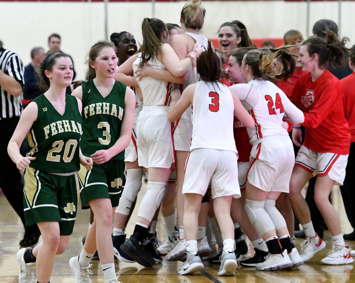 H S Girls Basketball Feisty Feehan Comes Up Shy In Div 1