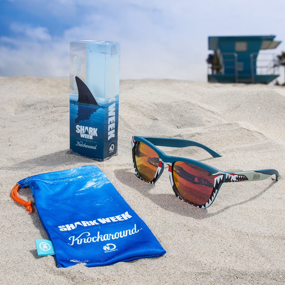 Knockaround Sunglasses - 🦈SHARK WEEK BRAND GIVEAWAY🦈 Miss out on the SOLD  OUT Shark Week 2018 Fort Knocks? Here's your last chance at nabbing a pair:  http://bit.ly/2vgJWzD – We teamed up with