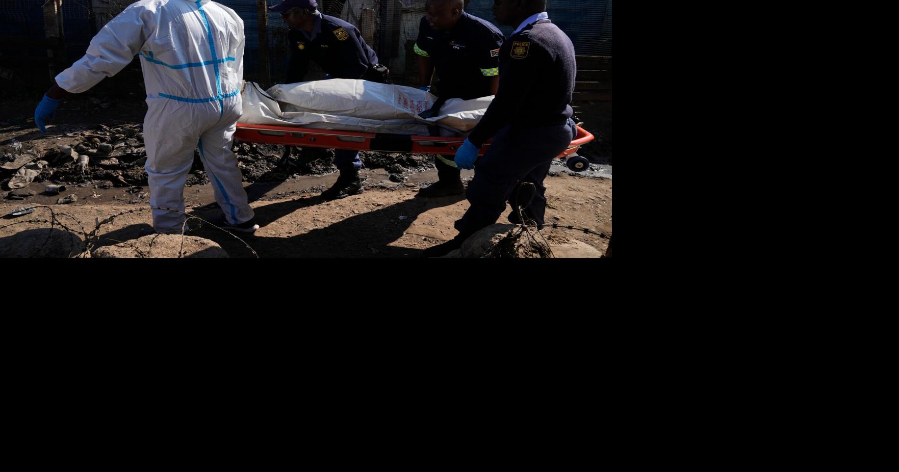 Multiple attackers kill 12 people and wound 9 in a late-night shooting in South Africa