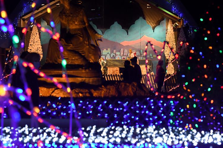 Rain can't dampen spirits as LaSalette opens annual Christmas light