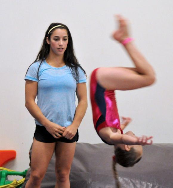 Gymnasts Flip For Olympic Gold Medalist Aly Raisman At Plainville