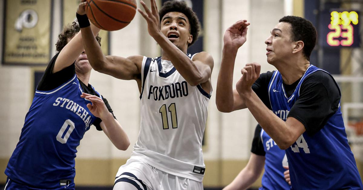 Boys basketball Foxboro High School vs Stoneham High School Gallery