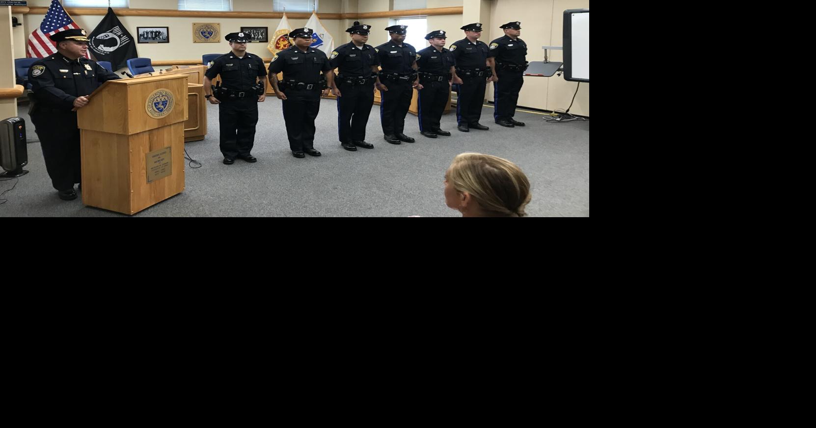 Seven new Attleboro police officers sworn in for duty Communities