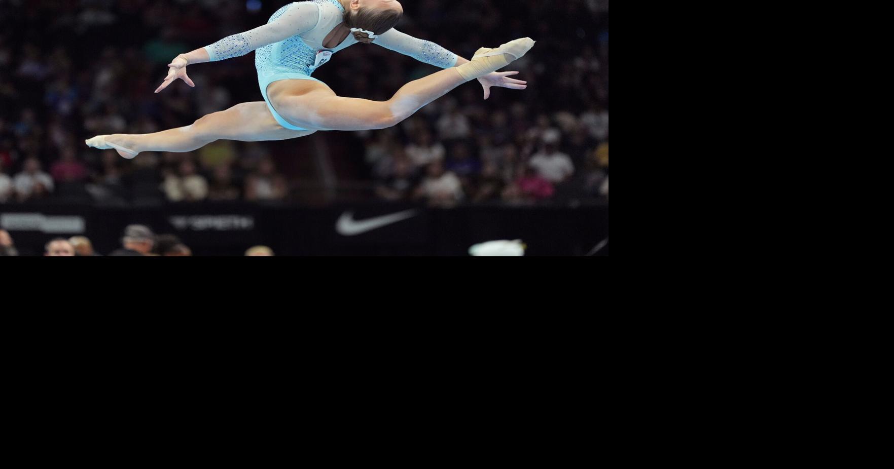 Olympic gold medalist Hezly Rivera rallies to capture second straight U.S. women's gymnastics title