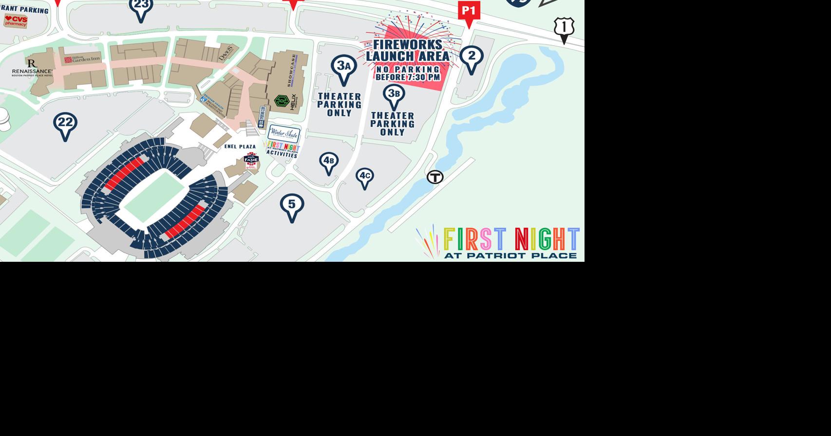 Map Of Patriot Place Patriot Place Plans First Night Celebrations Dec. 31 | Around Town |  Thesunchronicle.com