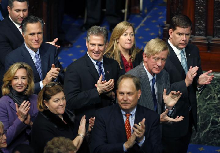 Charlie Baker Takes Oath Of Office As Massachusetts Governor State 4524