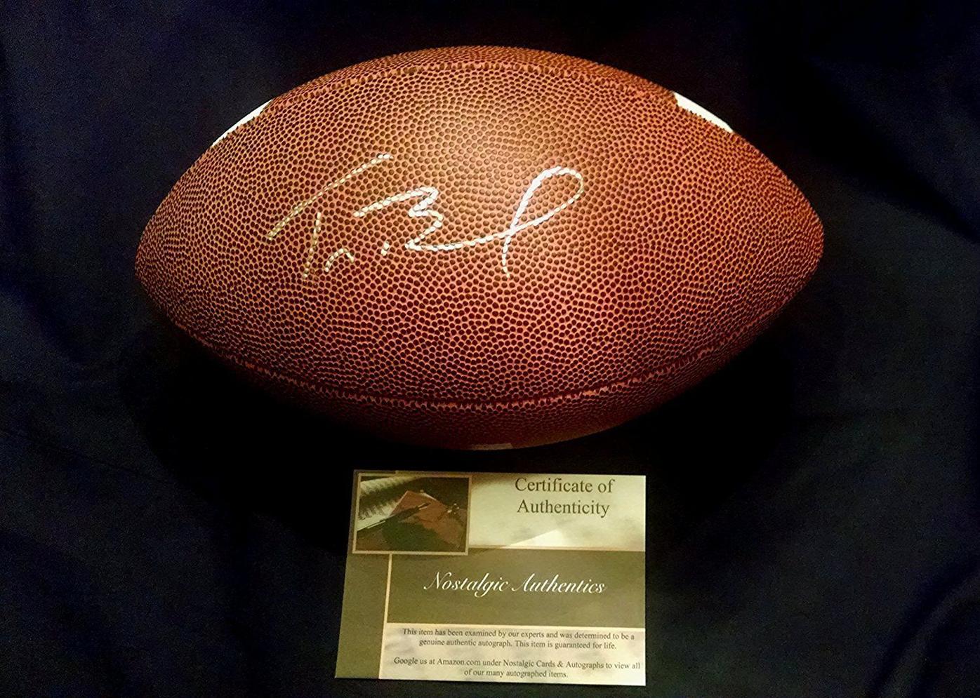 Tom Brady signed football to be auctioned for Attleboro High