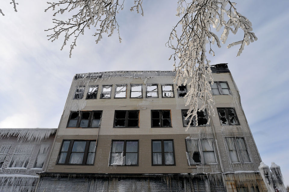 Odd Fellows Fire Cleanup