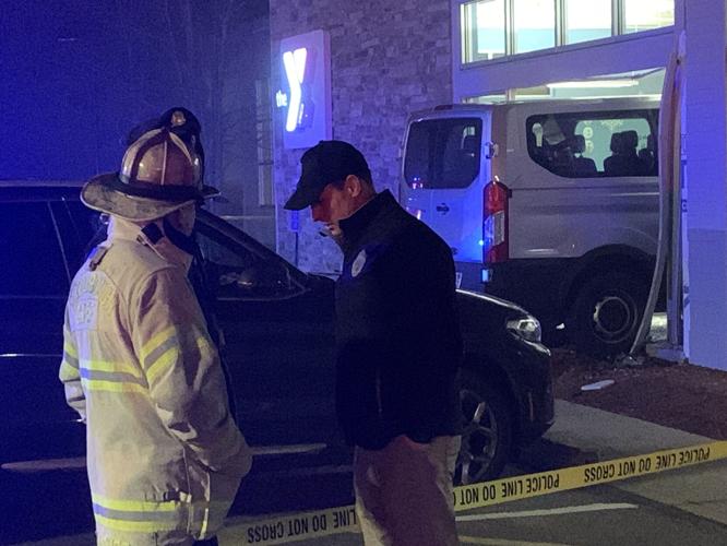 Van crashes into Foxboro child watch facility; 4 kids hit with flying