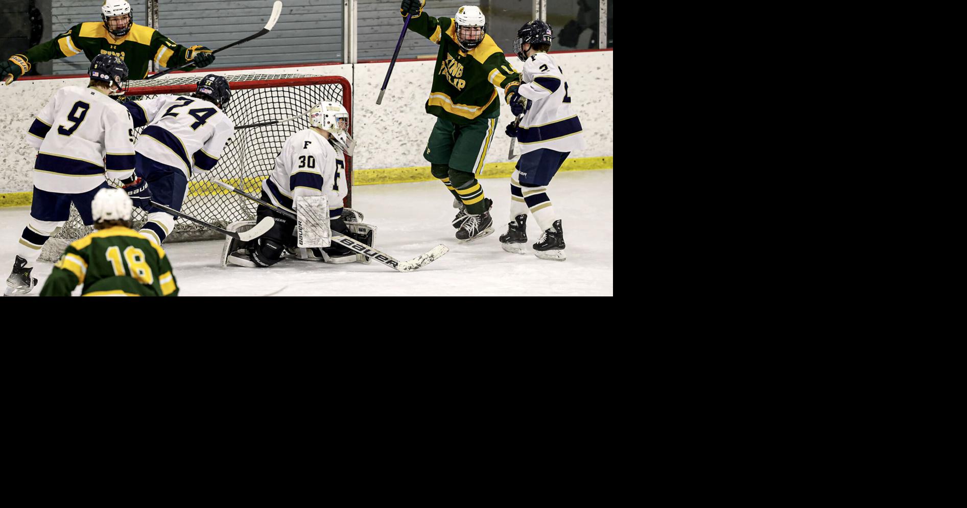 H.S. BOYS HOCKEY: King Philip pulls out the stops, turns back Foxboro ...