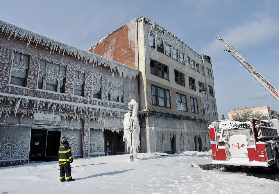 Odd Fellows Fire Cleanup