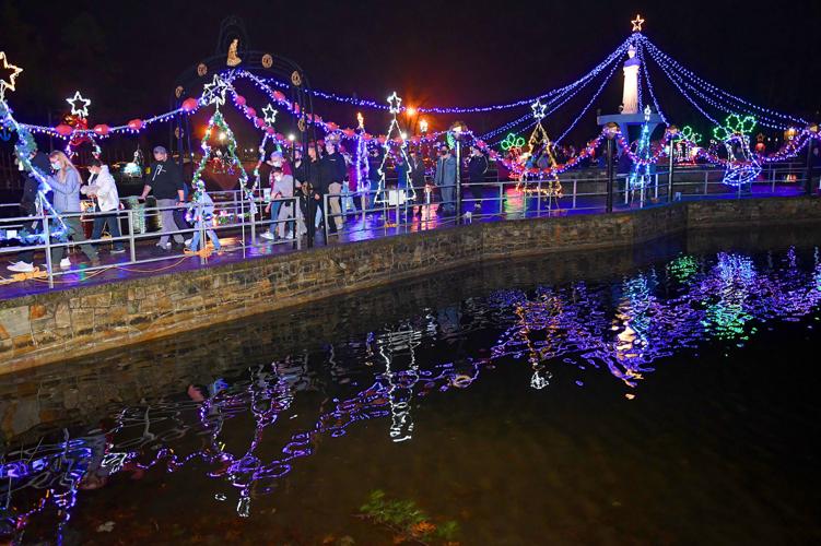 Rain can't dampen spirits as LaSalette opens annual Christmas light