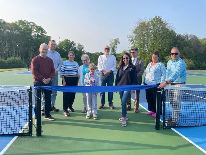 Foxboro officials cut ribbon on new pickleball courts Local News