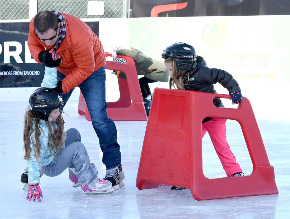 Skaters Hit The Rink In Foxboro On First Frigid Weekend Of The