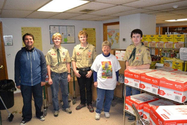 Attleboro Scouts complete Eagle projects for Hebron Food Pantry | Local ...