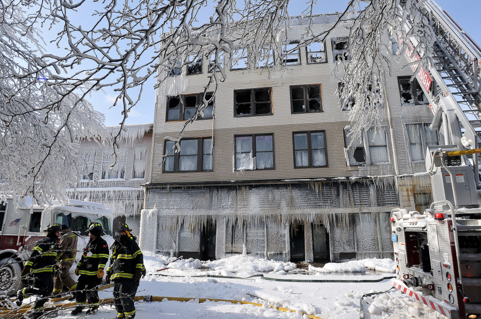 Odd Fellows Fire Cleanup