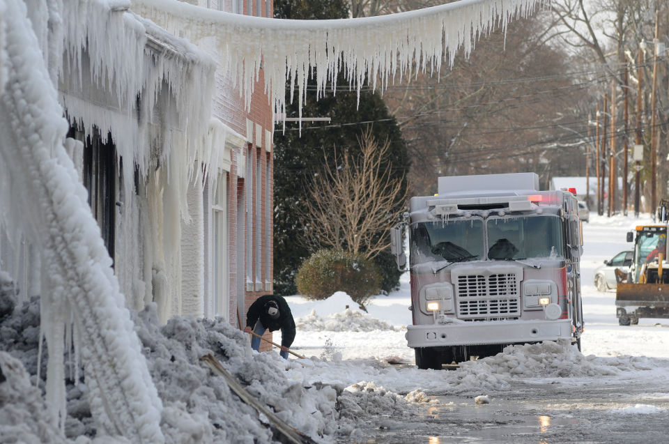 Odd Fellows Fire Cleanup