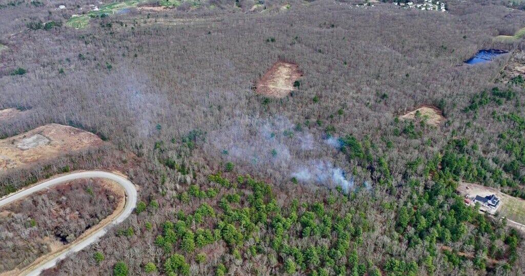 Attleboro area firefighters battle brush fire in Plainville | Local ...