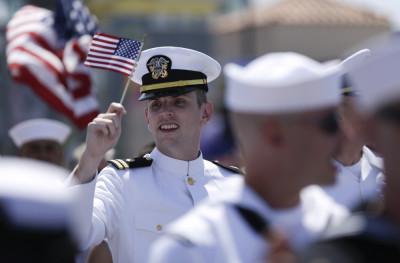 New show of pride in Navy uniforms