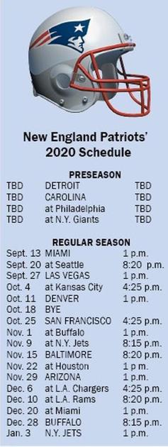 Patriots 2020 Season Schedule Thesunchronicle Com