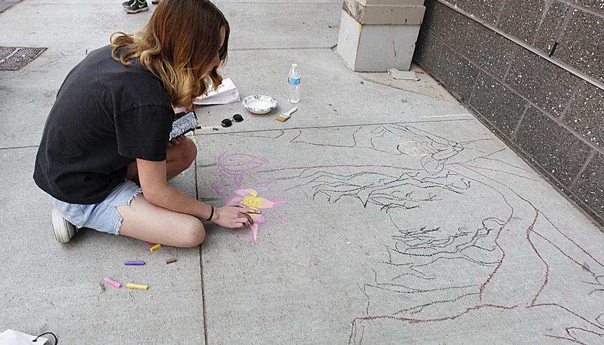 Street painting in Foxboro Gallery