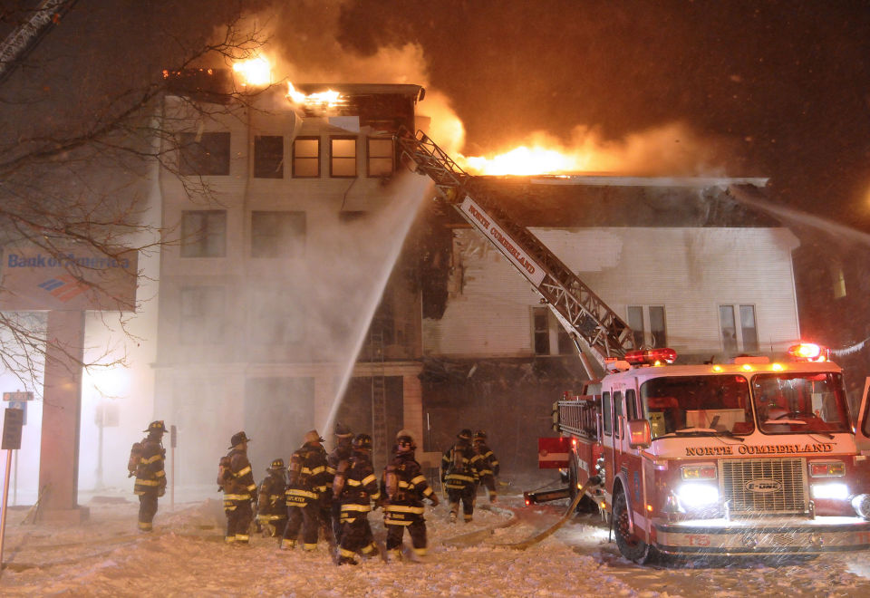 Odd Fellows Building Fire NA