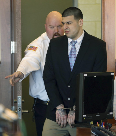 Judge keeps ex-NFL star Hernandez's jail calls off limits